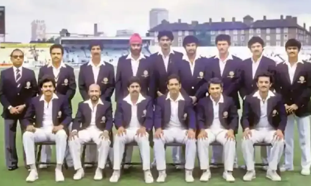 Indian cricket team which played  1983 world cup cricket