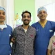 Man who underwent a kidney transplant with doctors at Fortis Hospital