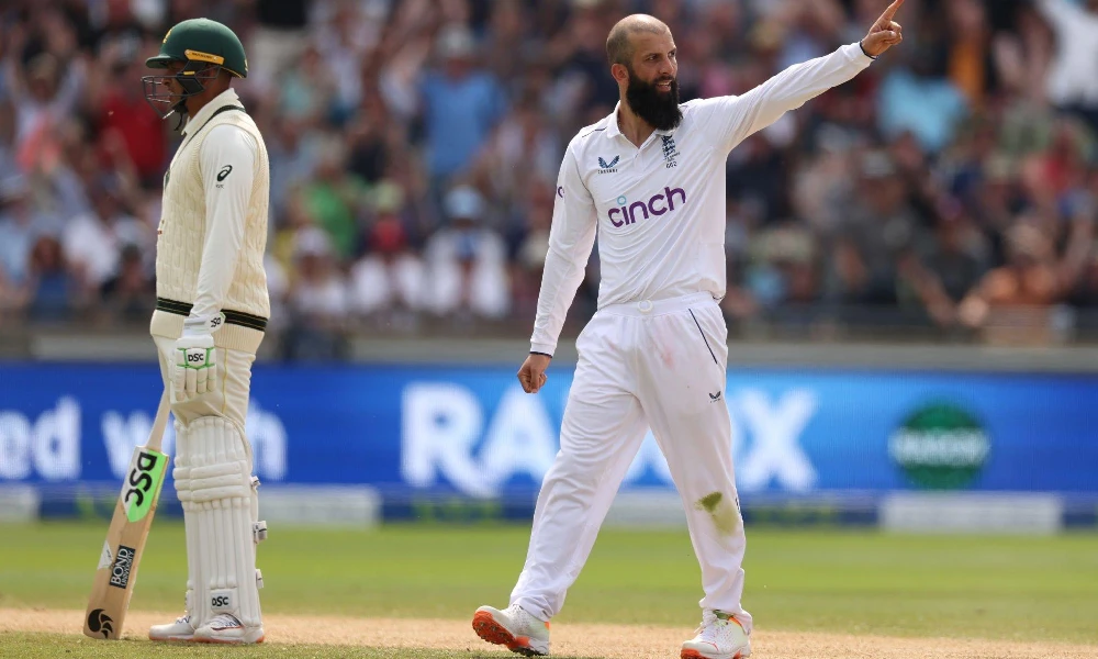 Moeen ali at Ashesh test Series 