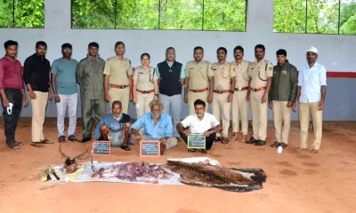 Arrest of three accused of deer killing in Uttara Kannada district