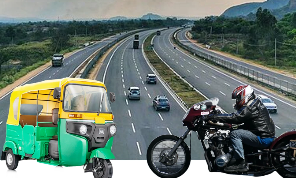 Bangalore Mysore Expressway auto and bike ride ban