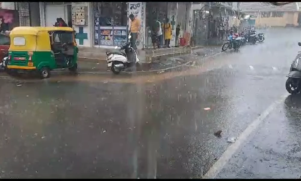 Rainfall in Bengaluru