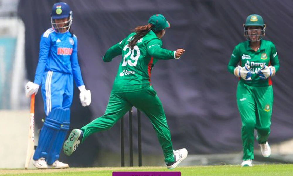 Bangladesh women's cricket Team at Shere Bangla National Stadium, Dhaka
