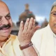CM Siddaramaiah and Basavaraja Bommai