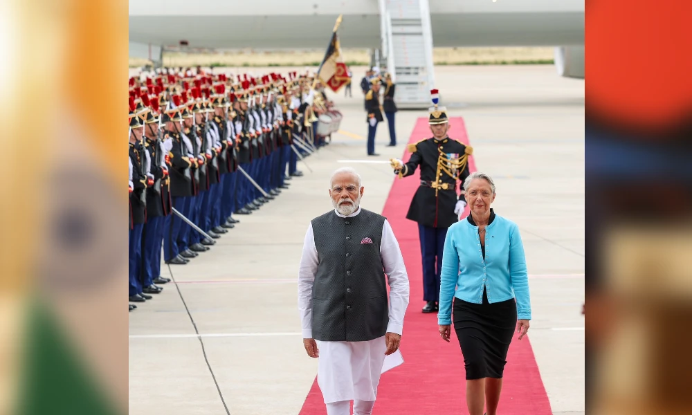 France Welcomes Modi