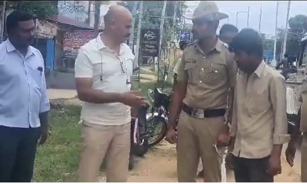Arya gowd arrested in Koratagere