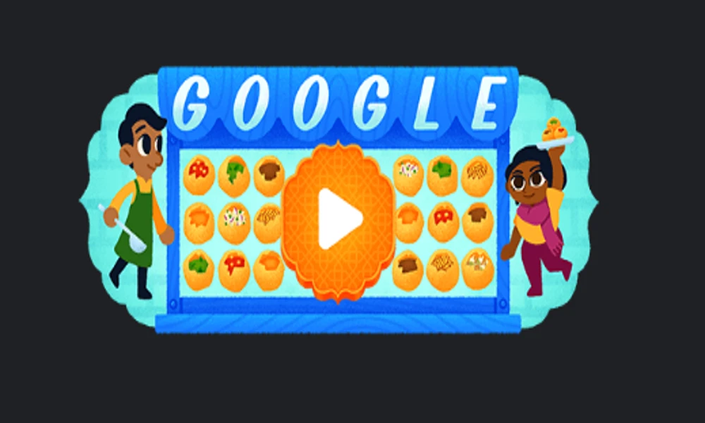 Google Doodle Celebrates Pani PUri