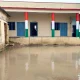 In Shahabad rain water has entered the school premises