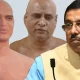 Jain muni kamakumara nandi and gunadhara nandi maharaj and Pralhad Joshi