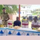 Kudligi Police Station PSI M Dhananjaya spoke in an awareness workshop