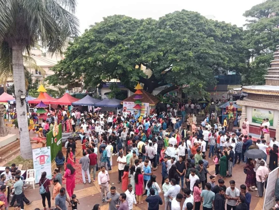 People gathered at Kundapra Kannada Festival