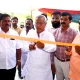 MLA Channareddy Patil inaugurated the new fish market stalls in Yadgiri