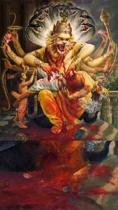 Narasimha Half-Lion Half-Human Avatar Vishnu Avatars