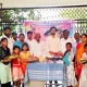 Notebooks and pens were distributed to the students at Yadgiri
