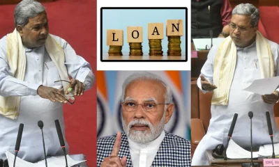 PM Narendra Modi and CM Siddaramaiah and Countrys debt