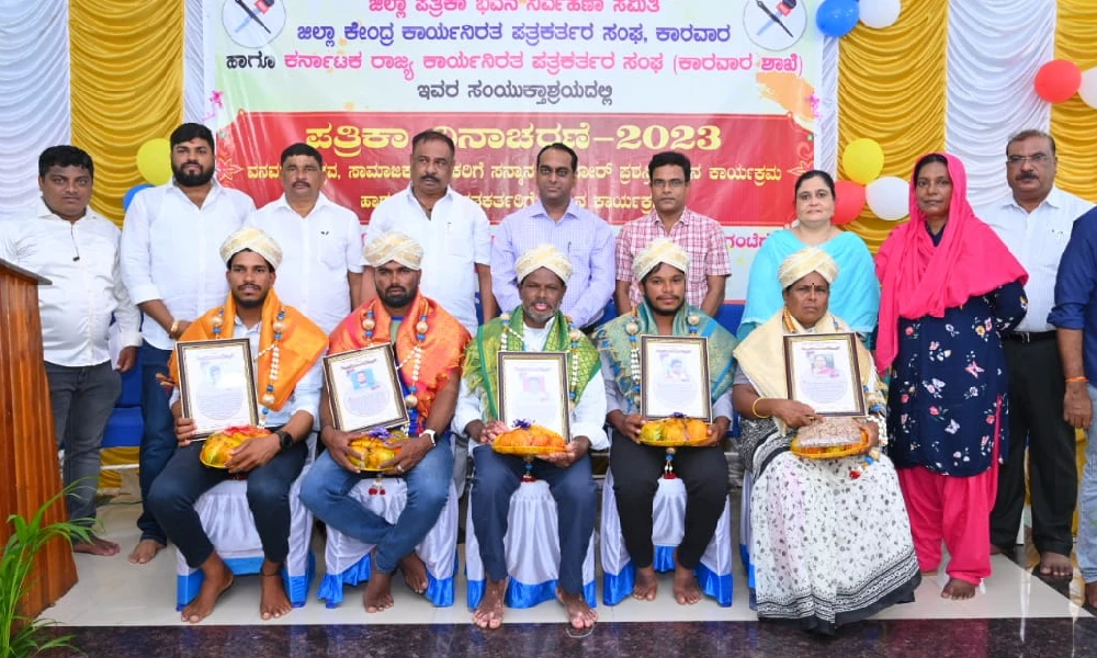 Felicitation to social workers 