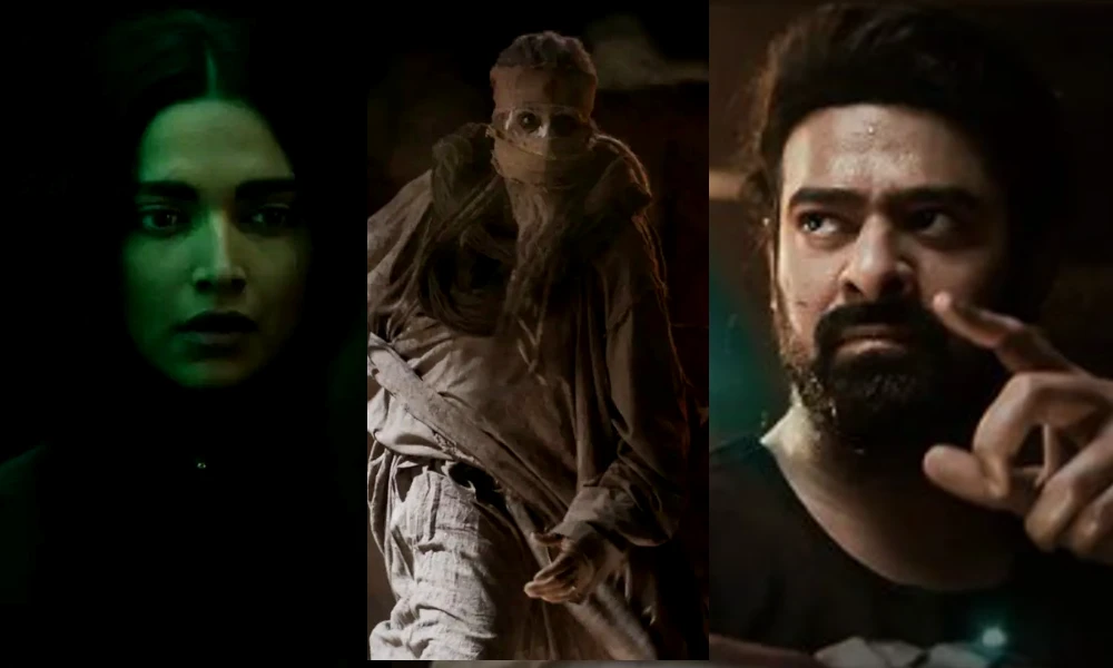 Deepika Padukone Prabhas And Amitab Look In Kalki