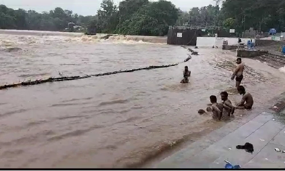 Rain Effect Dharmasthla nethrawathi river