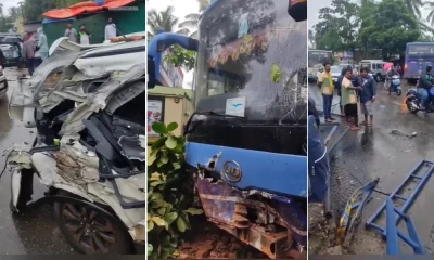 Accident Between Chigari bus and car