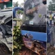 Accident Between Chigari bus and car