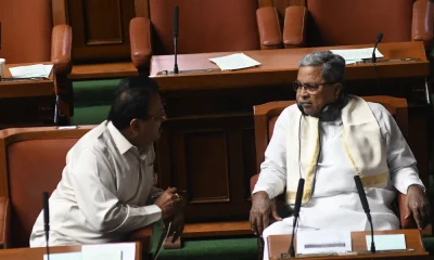 Siddaramaiah and cheluvarayaswamy in assembly