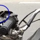 Snake spotted on bike while riding rider jumped Viral News