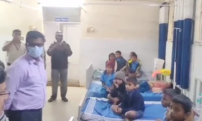 Students admitted to hospital