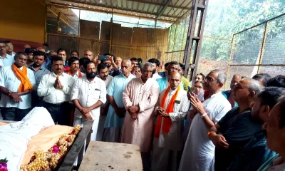VHP, RSS leaders and many others Final respect to Keshav Hegdes body
