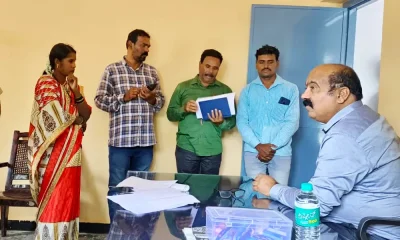 Vijayanagara ZP CEO Sadashivaprabhu suddenly visited Araseekere Gram Panchayat and inspected