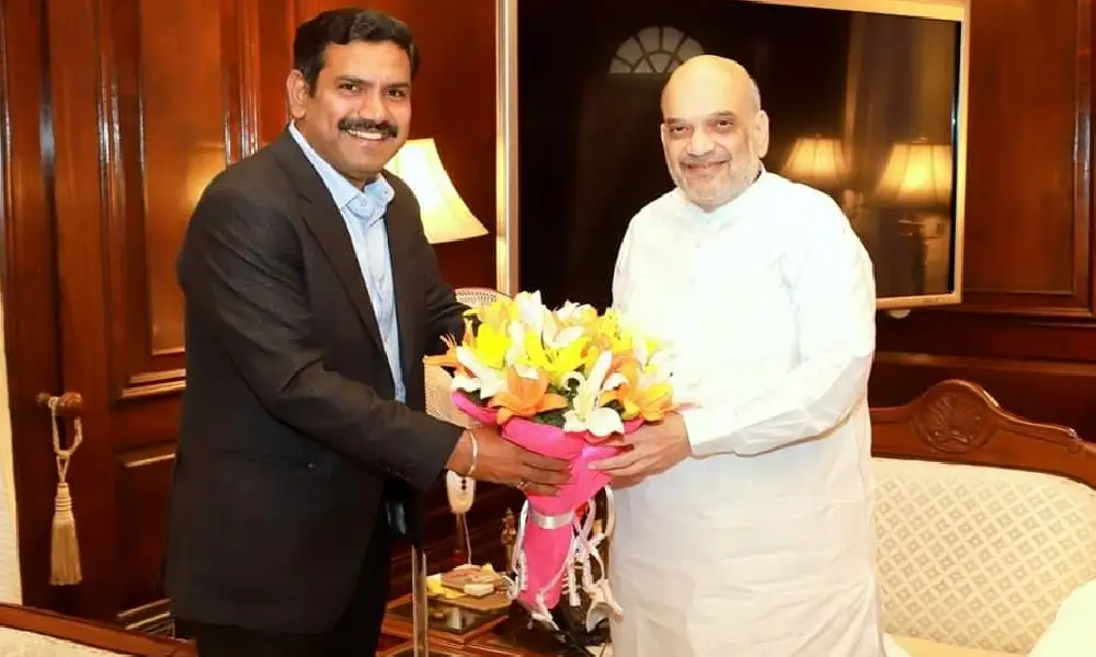 BY Vijayendra Meets Amit Shah in delhi