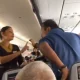 Father gets angry after man touches his daughter on flight