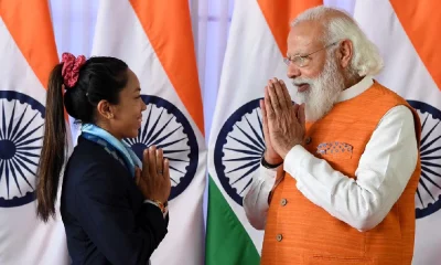 mirabai chanu meet pm modi