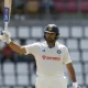 Rohit Sharma scored his 10th Test hundred