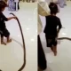 kid brings snake