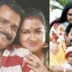 Actress Urvashi with husband