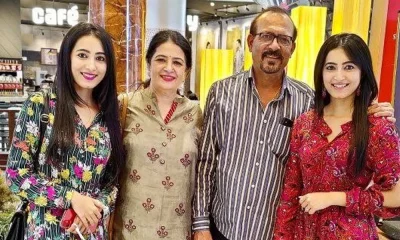 Adhvithi Shetty with Family