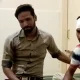 Attack on duty police in Dandeli Arrest of a person