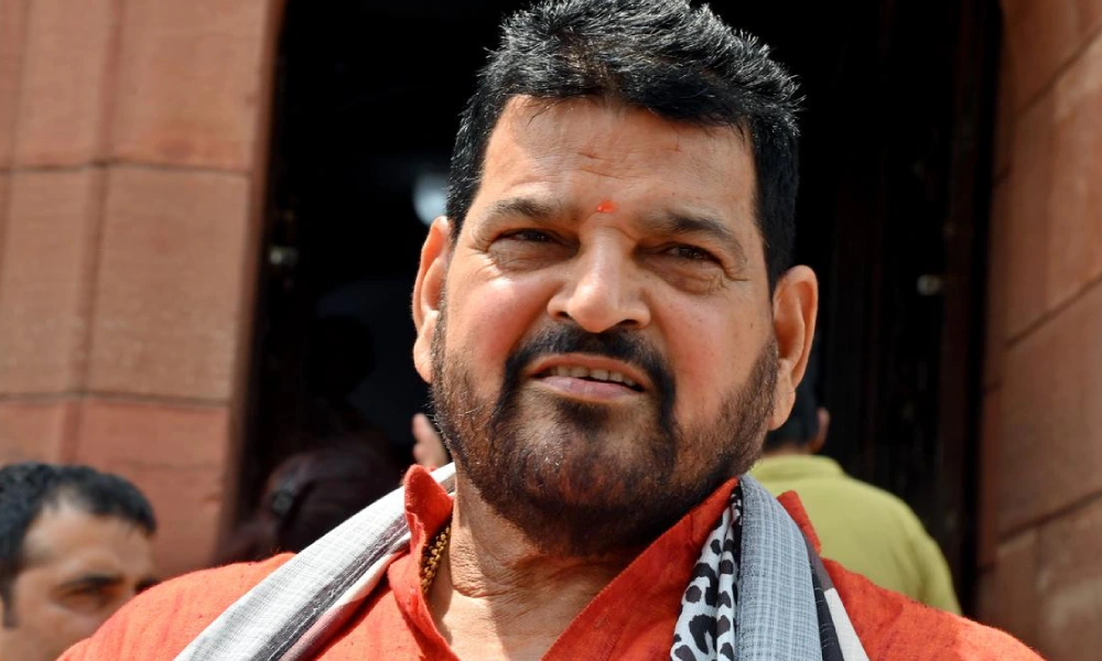 Outgoing Wrestling Federation of India chief and BJP MP Brij Bhushan Sharan Singh