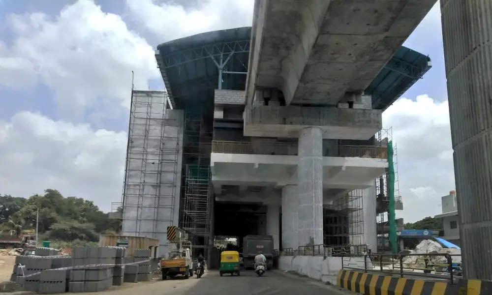 Challaghatta metro station