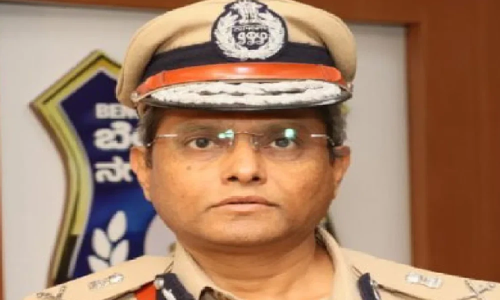 Bangalore police Commissioner B Dayananda