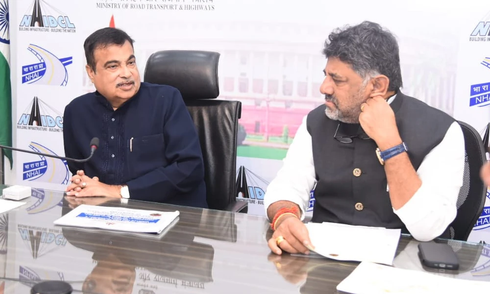 DCM DK Shivakumar Meets Nitin Gadkari