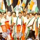 Leaders of various parties join Congress