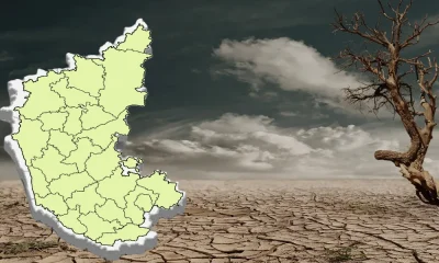 Drought in Karnataka and map