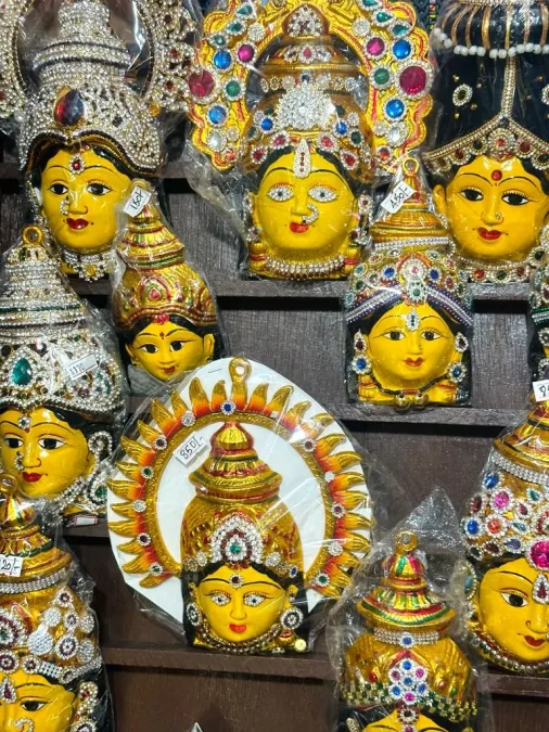 Increased demand for Lakshmi mask