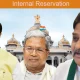 Internal Reservation and CM Siddaramaiah