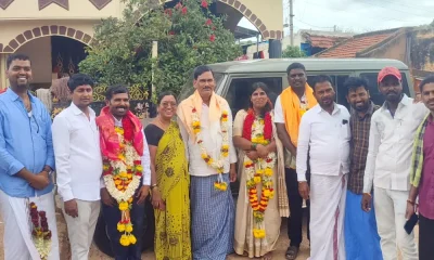 Kudligi Taluk Moraba Gram Panchayat new president and vice president in Vijayanagara district
