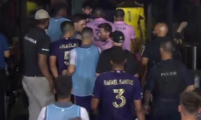 Lionel Messi Involved In A Verbal Fight With Orlando Footballer