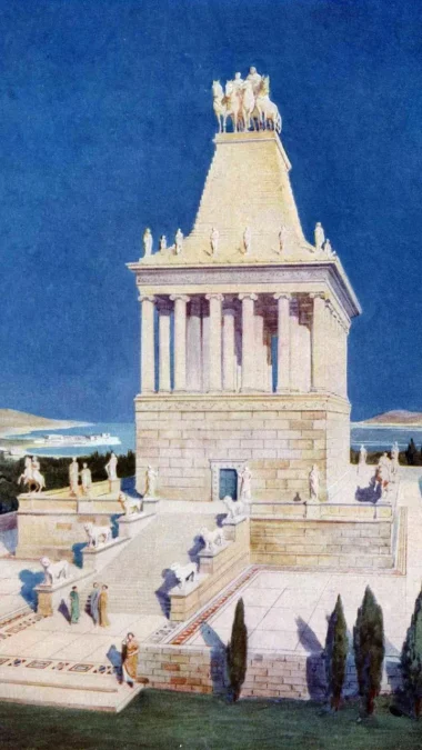 Mausoleum at Halicarnassus - Turkey Ancient World Wonders The Mausoleum was a monumental tomb built for Mausolus, a satrap (governor) of the ancient city of Halicarnassus. It was adorned with intricate sculptures and considered a marvel of architecture.