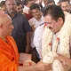 HV Dharmesh with nirmalananda swamiji
