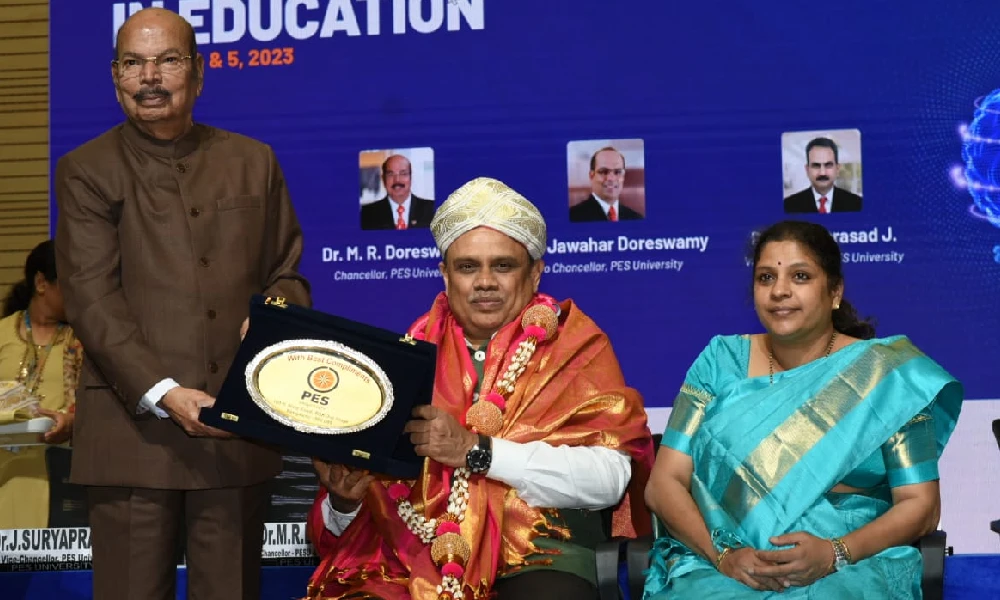 Dr T G Seetharam was felicitated
